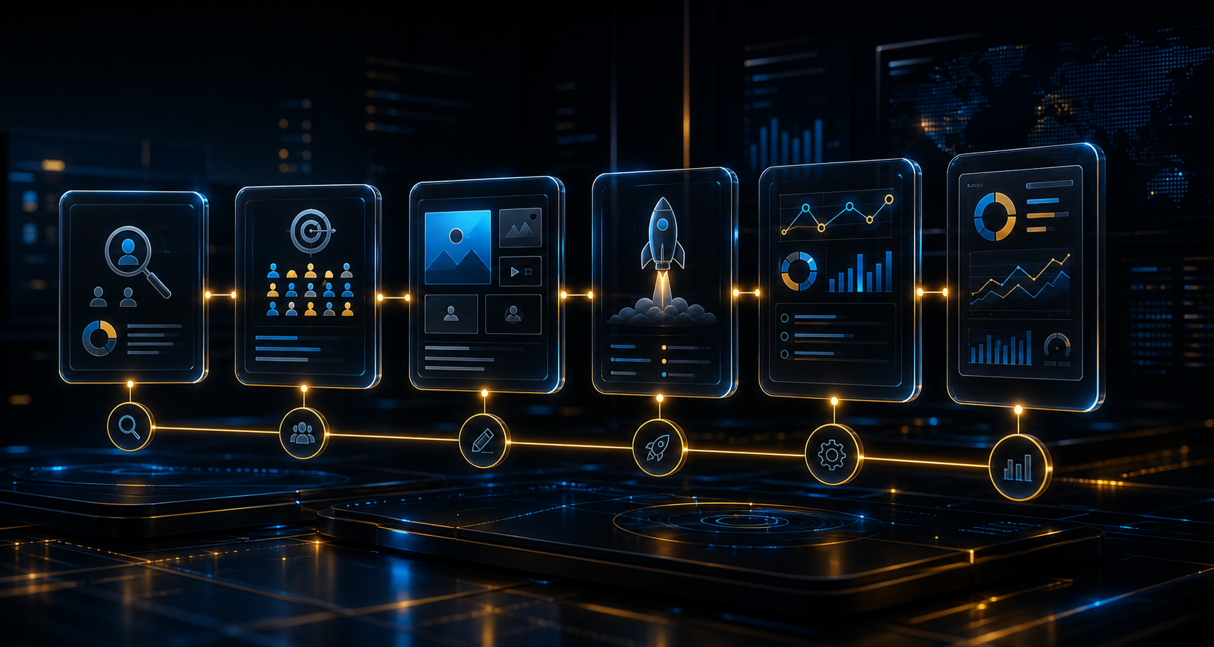Abstract digital advertising workflow